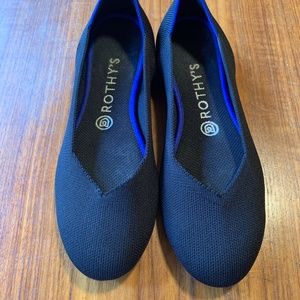 Rothy's black flats size 8.5